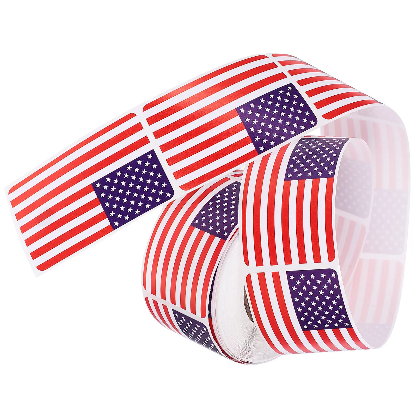 

Рулон наклеек с американским флагом, самоклеящиеся стикеры для ноутбука, бутылки для воды, автомобиля, чемодана, ежедневника, планировщика, скрапбука, DIY, эстетика