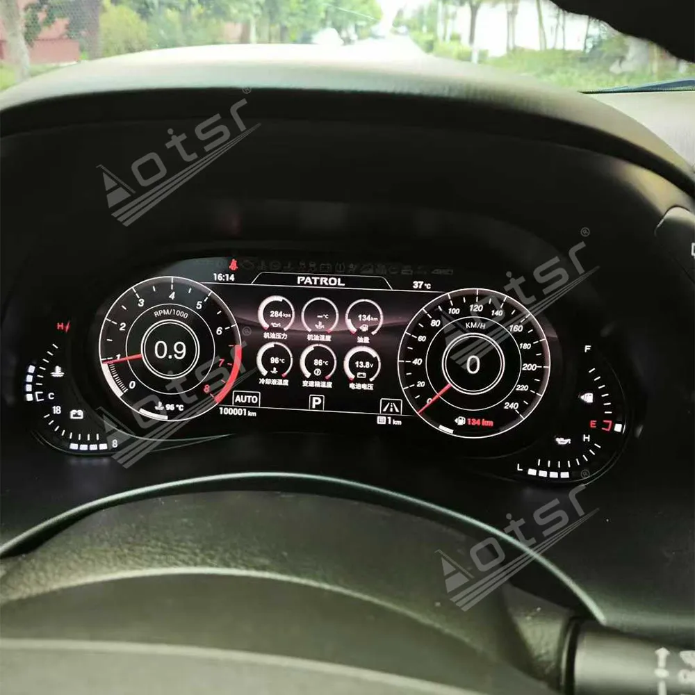 

12.1 inch Digital Cluster Odometer Screen For Nissan Patrol Y62 2010-2021 LCD Player Dashboard Speed Meter Panel Car Accessories