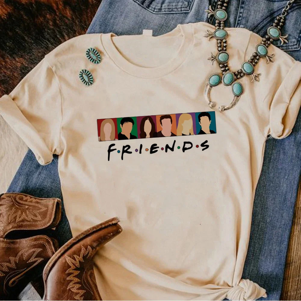 เสื้อยืด Friends TV Chandler Bing เสื้อยืดเสื้อเชิ้ต Anime ผู้หญิงเสื้อผ้า Y2K 2000s ญี่ปุ่น