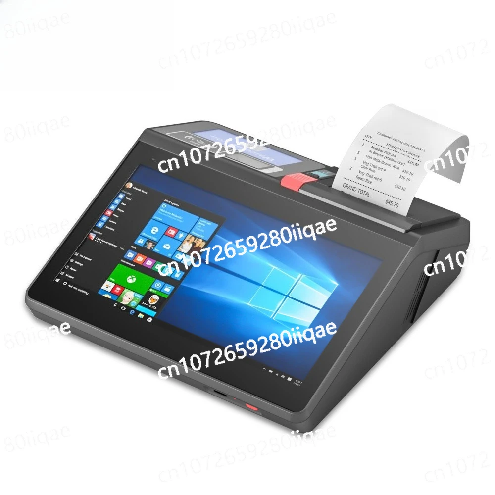 Caja registradora de pedidos con punto final táctil de impresión 80 en inglés de 11,6 pulgadas