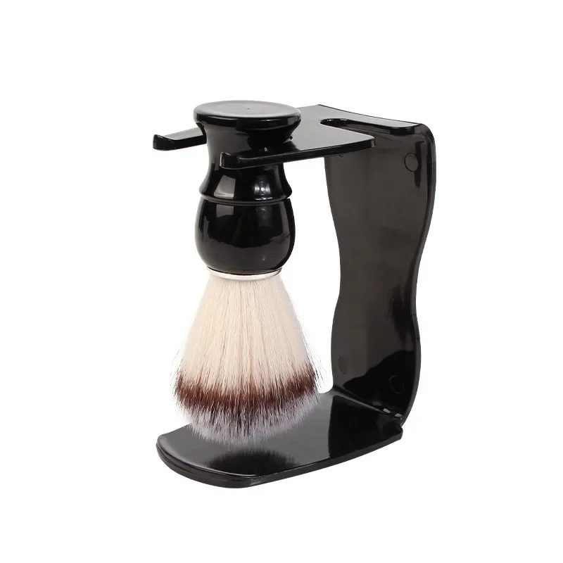 Shaving Brush Set, 3-in-1 Shaving Set with Brush, Shaving Bowl Stand, Father's Day Men's Gift Set