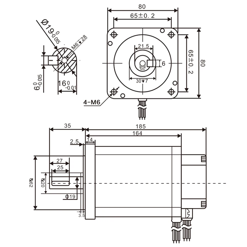 Low Noise BLDC Motor High Speed 220V 6000rpm 1.2kw 1200w Brushless Motor Single Phase Electric Servo Drive Motor for Industrial