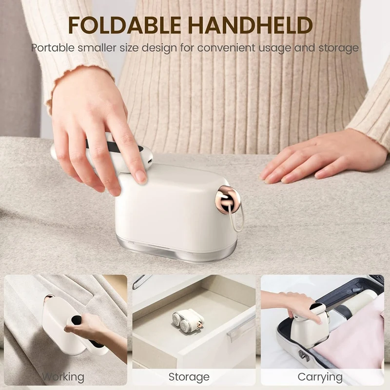 1 Set Electric Lint Remover Dual-Head Defuzzer For Clothes, Sweater, Fuzz, Sofas, Toy