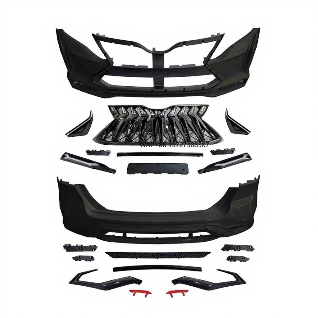 

Body Kit for 2009 2013 2016 Upgrade Front Rear Bumper Modified Super Sport Grille Lips Spoiler