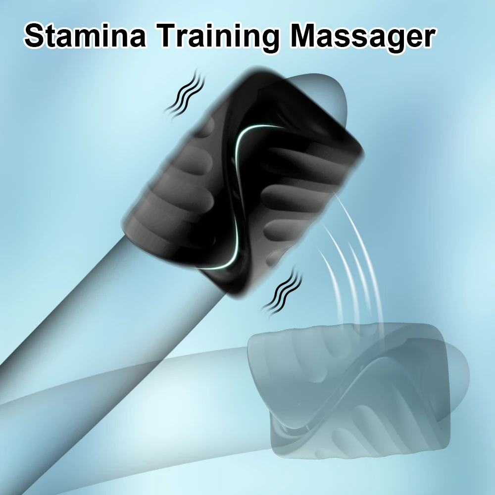APP Control Male Masturbator Penis Training Vibrator Glans Trainer Stimulator Mens Sex Machine Masturbators Adult Sex Toys 18+ - view 3