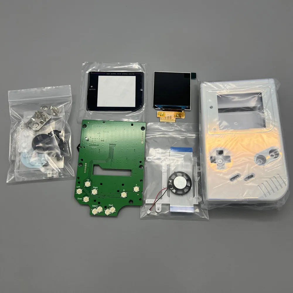 

2.45-inch original size high brightness LCD screen and shell for Gameboy GB DMG LCD.Simple installation.No need to cut the shell