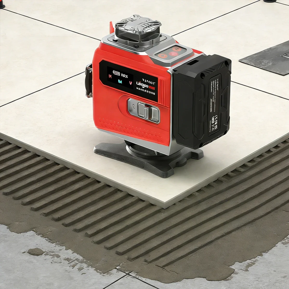 

Лазерный уровень YEVOLT с высокой точностью, зеленым лучом, 16 линиями, самовыравнивающийся, с защитой от ударов, алюминиевая основа, сенсорный дисплей, 5000 мАч