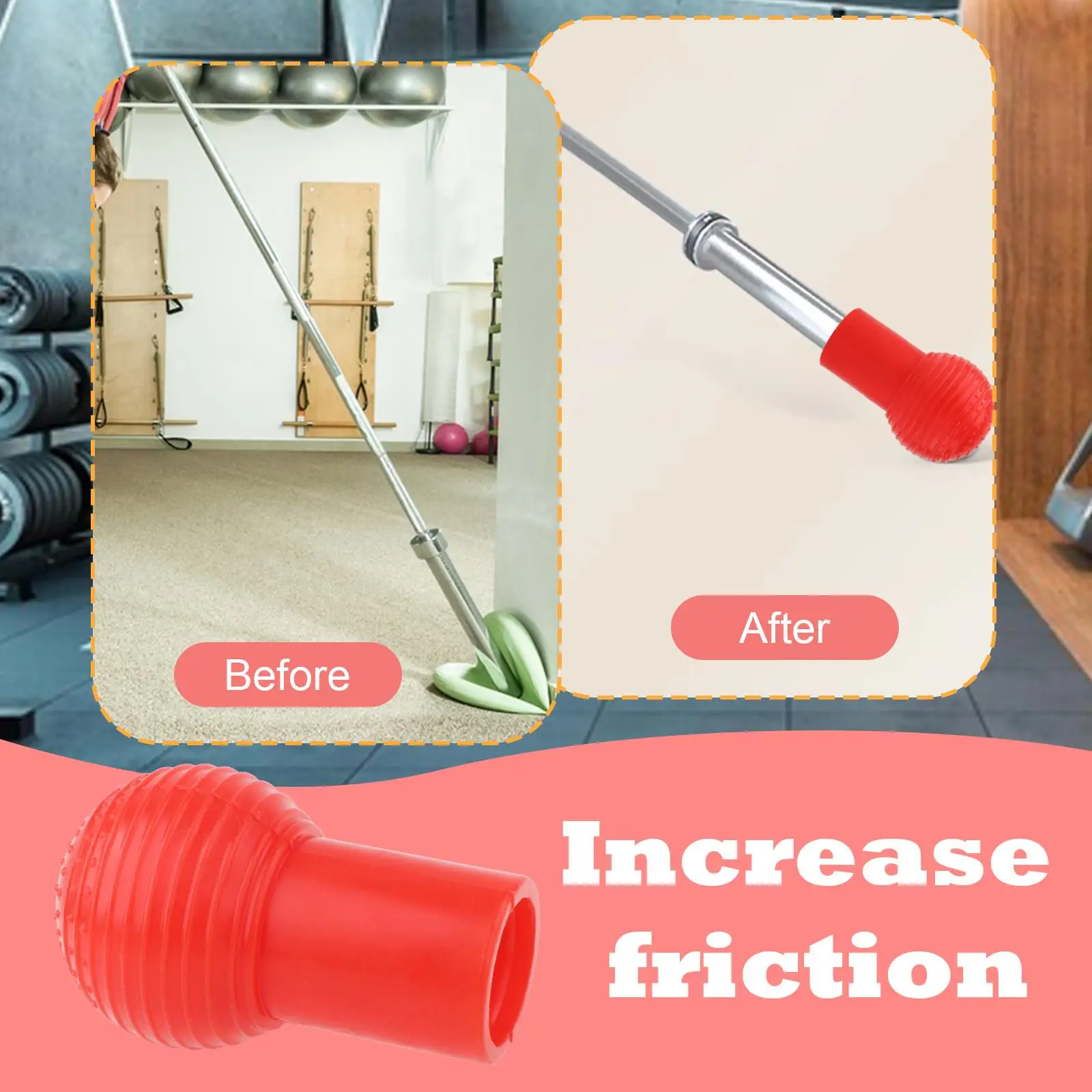Landmine Barbell Attachment Weight Lifting Rubber Base Accessory for Press Row Rotation Squat Workouts