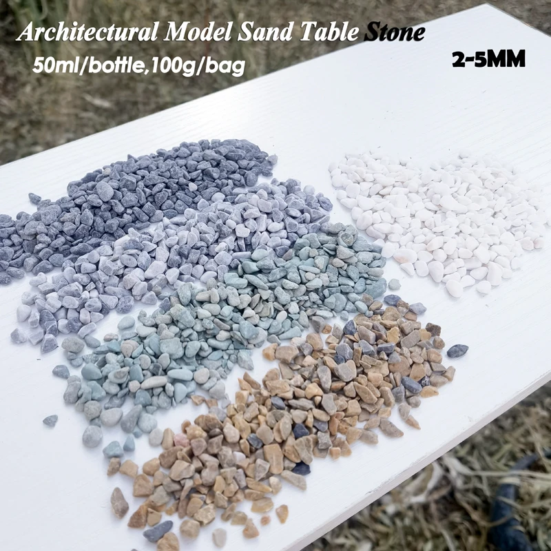 

100g Building model sand table material simulation small stone DIY handmade stone micro landscape material sand sand table stone