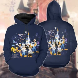 2022 New Walt Disney World 50th Anniversary 50 Magic Years Walt Disney 1971-2021 Unisex Hoodie Gift For Man Woman Hoodie