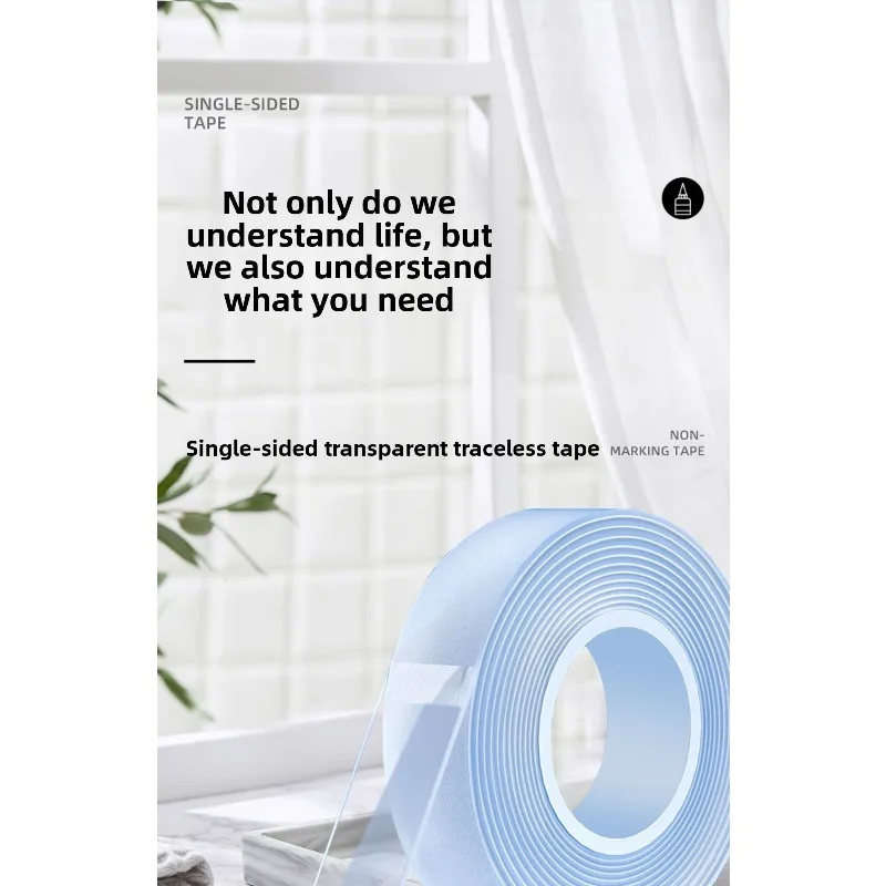 شريط نانو، لاصق قوي من جانب واحد، أكريليك شفاف، مقاوم للماء، لختم التماس، مقاوم للزيت على الموقد #5