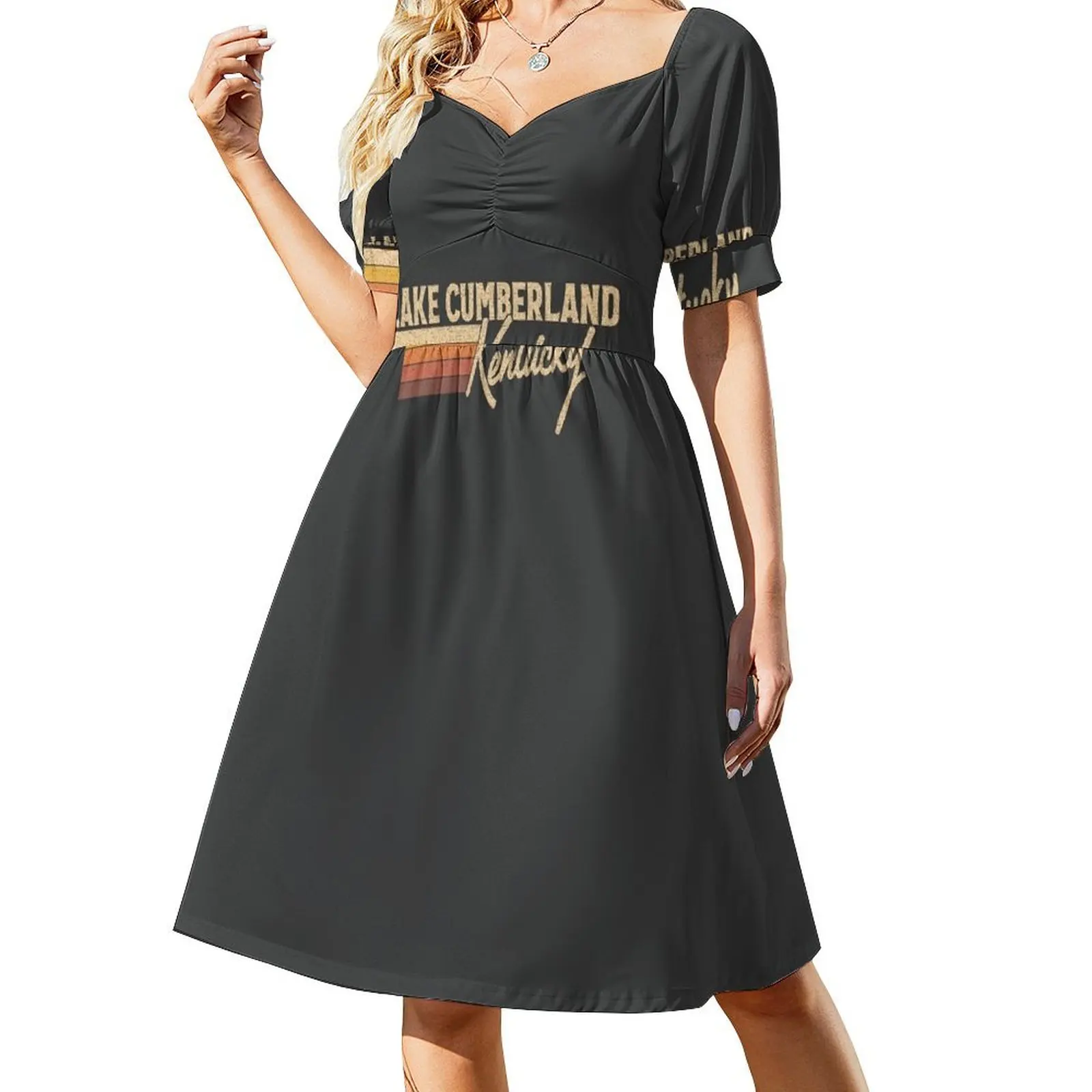 

Lake Cumberland Kentucky Short Sleeved Dress women's evening dress 2025 fairy dress