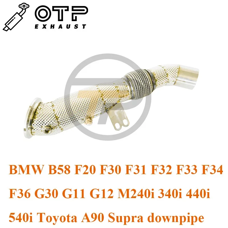 أنبوب عادم OTP لـ BM * B58 F20 F30 F31 F32 F33 F34 F36 M240i 340i 440i 540i Toyot * A90 Supra مع أنبوب سفلي للحرارة