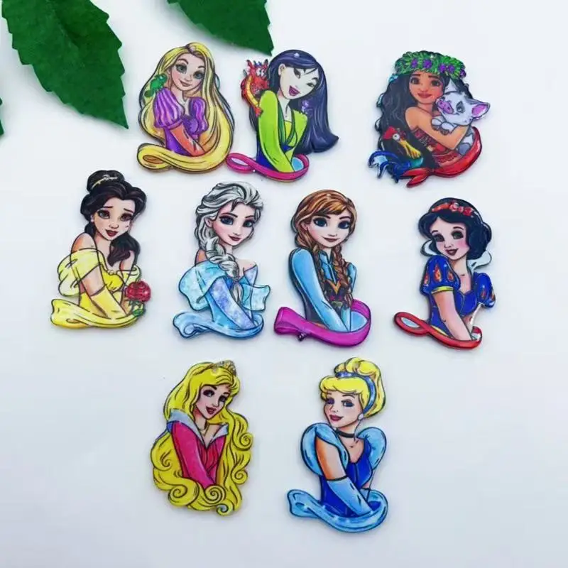 10pcs acrylic cartoon character charm pendant DIY earrings k