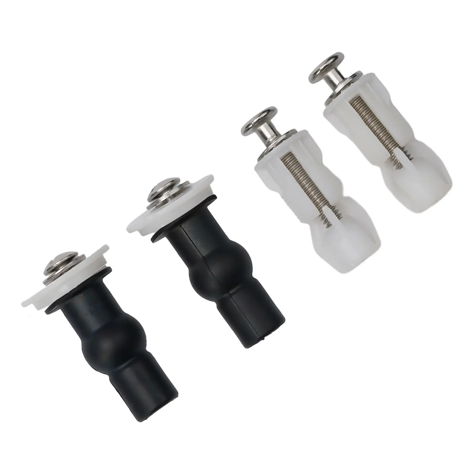 Upgrade Your Toilet Lid Attachment with Our Rustproof Fixing Kit 4x Top Fix Screws and Washers for Secure and Stable Seat