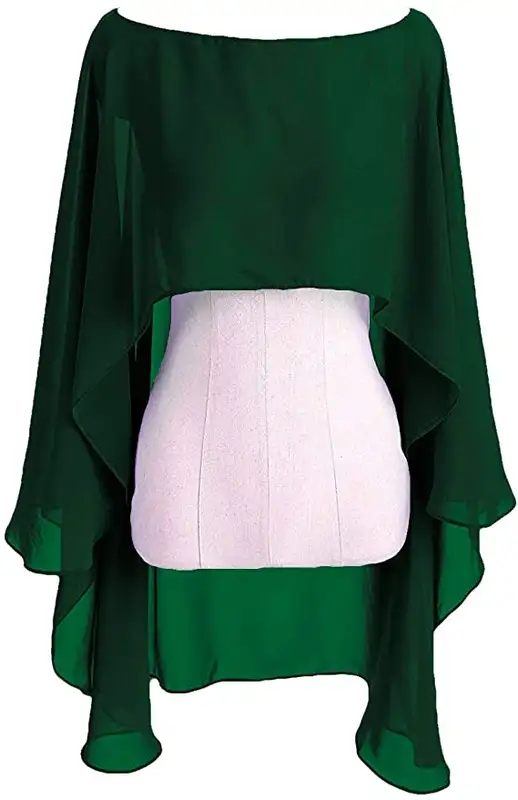 Chiffon Cape Bolero Women Femme Mariage Chalas Mujer Evening Wedding Bridal Jacket Wraps Accessories Peleryna Cloak Boda Shawl - Image 19