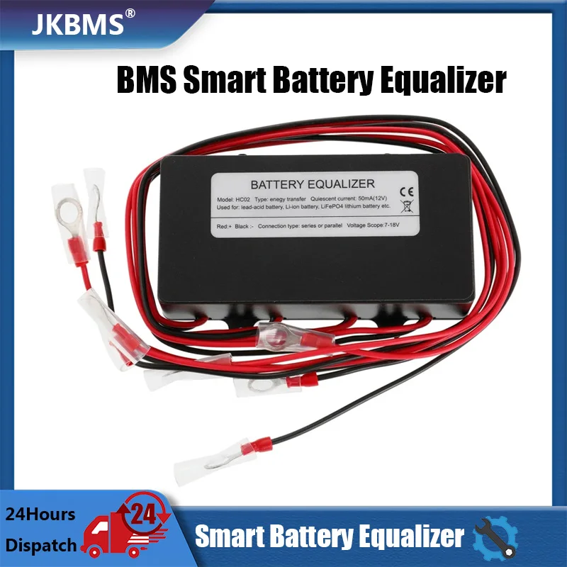 BMS Smart Battery Equalizer 48V 4 x 12V Battery Voltage Balancer for Gel Flood AGM Lead Acid Lithium Battery with LED Display