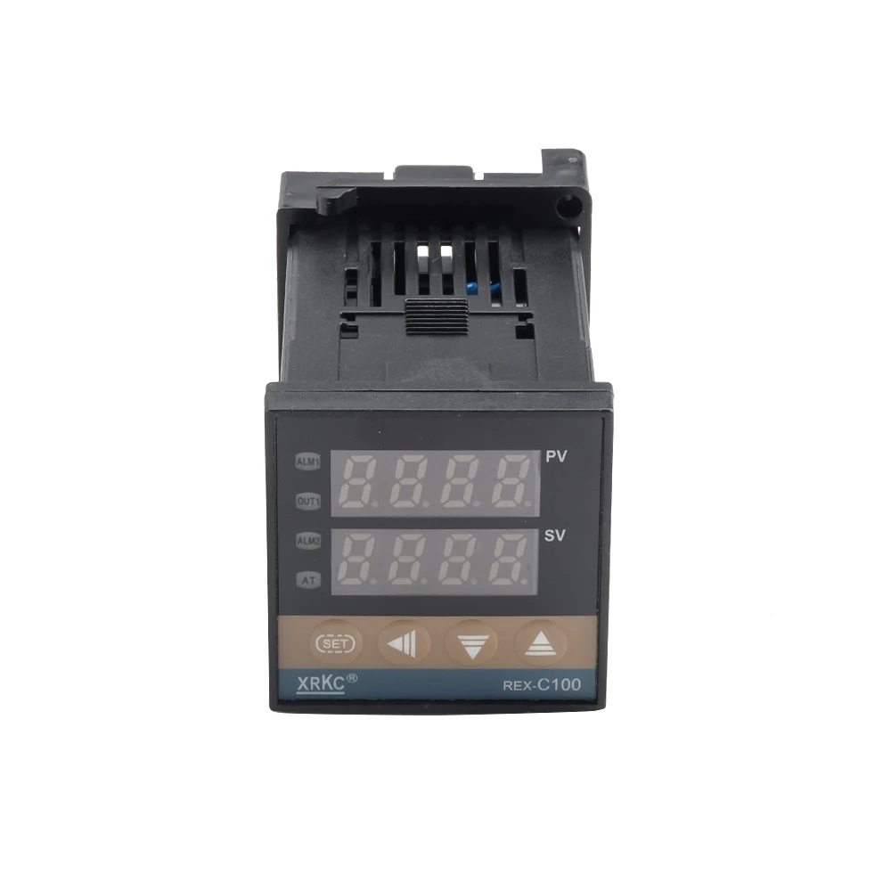 REX-C100 Digital PID Temperature Controller Thermostat SSR output Max.40A SSR Relay K Thermocouple Probe High Quality