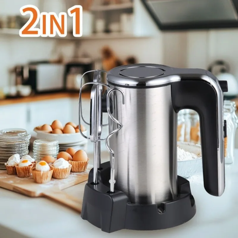 

110V 2-in-1 Electric Mixer for Home Kitchen Dormitory Bakery Cafe Baking Food Mixing