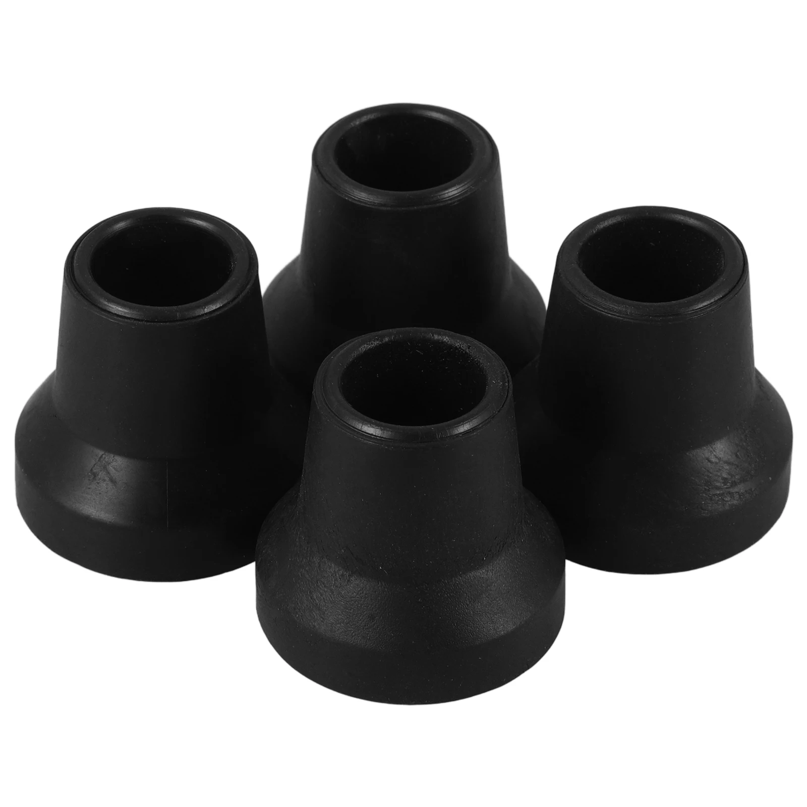

4pcs Cane Tips Rubber Quad Walker Accessories Anti Slip Replacement Stick Pads 16mm Diameter Floor Protectors