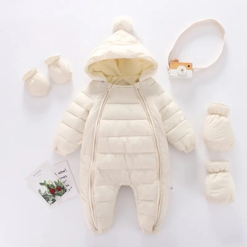 2023 new fashion Autumn Winter romper infant clothes newborn babies jumpsuit baby boy girl snow overalls for kids suit snowsuit