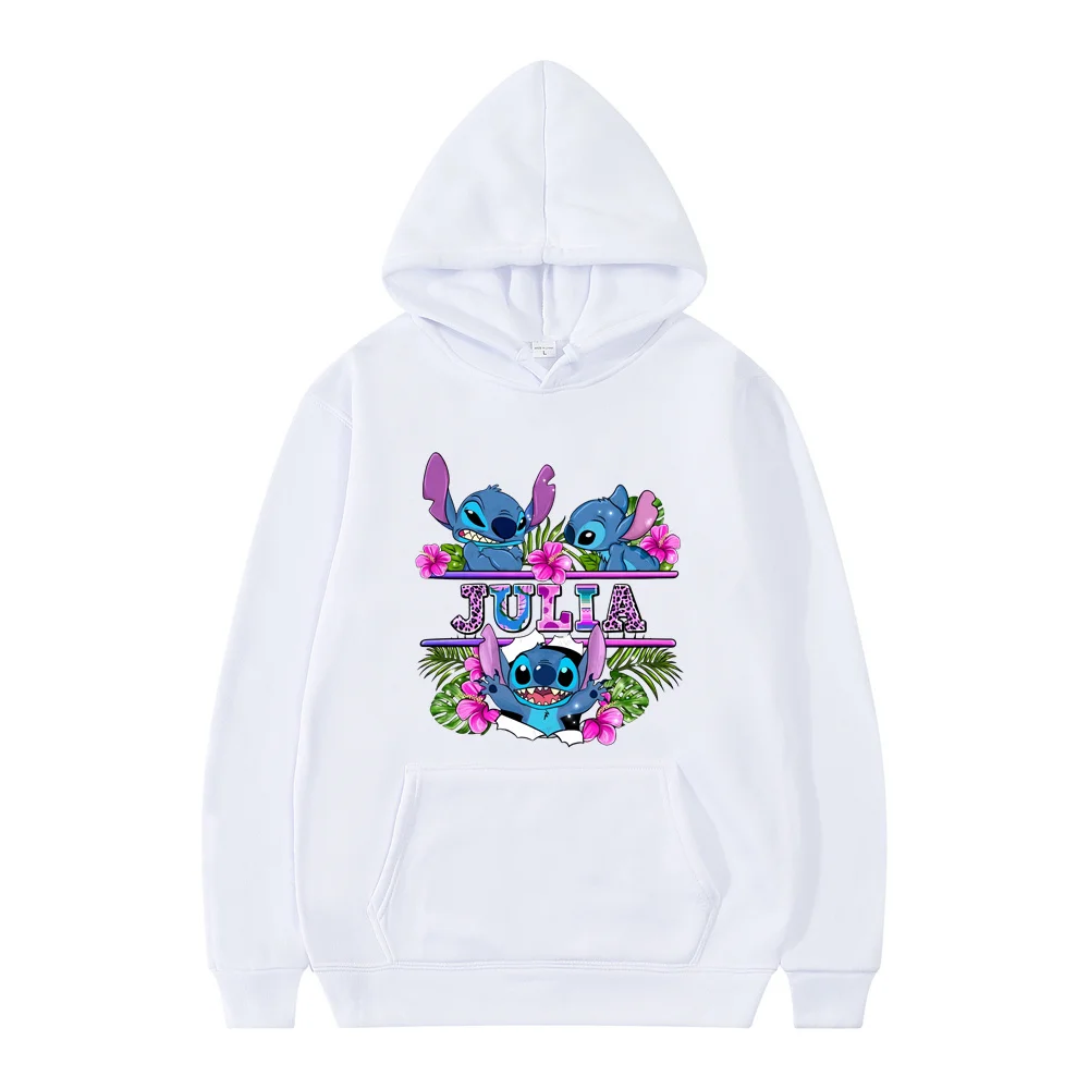 Disney-Sudadera con capucha de Lilo Stitch para mujer, suéter de manga larga, Y2k, ropa de moda, otoño