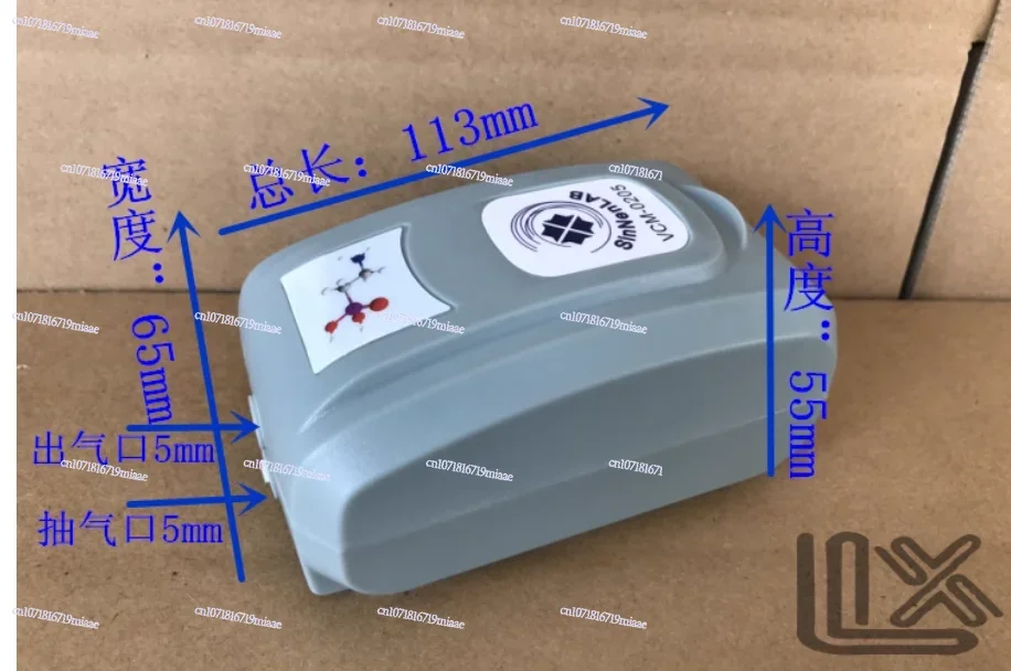 Portable Mini Diaphragm Vacuum Pump for Filtration Liquid Sampling Gas Collection Oil-free Pressure Microfiltration