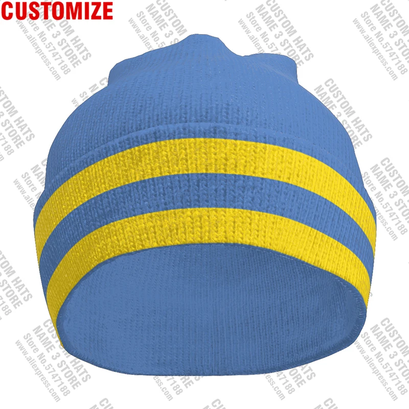 Aruba Knitted Hat Free Custom Name Winter Cold Pullover Dutch Abw Land Aruba Flags Knit Keep Warm Caps Island Aw Hip Hop Beanies