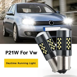 2Pcs CANbus Error Free 3600 Lumens HID White 1156 7506 S25 LED Bulbs for Volkswagen MK6 Jetta Daytime Running Lights accessories