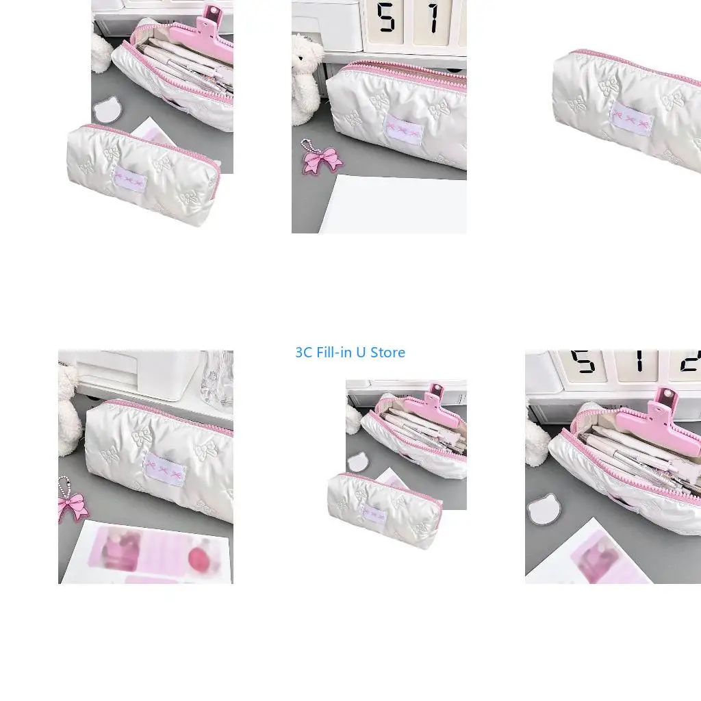 G8TA Pen Box Pencil Case Kids Students Desktop Organizers Pencil Pouches Makeup Bag