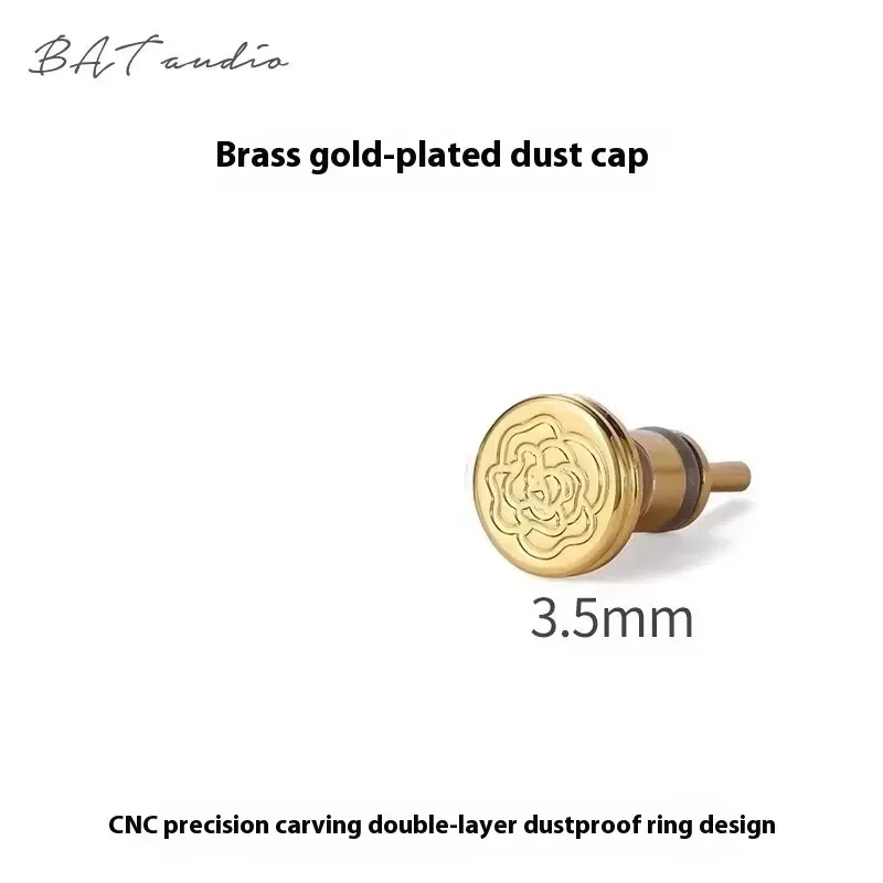 BAT Hifi 먼지 플러그 3.5mm 4.4mm 밸런스드 잭 프로텍터 DAC MAC 폰용 황동 금도금 항산화 플러그 고해상도 플레이어