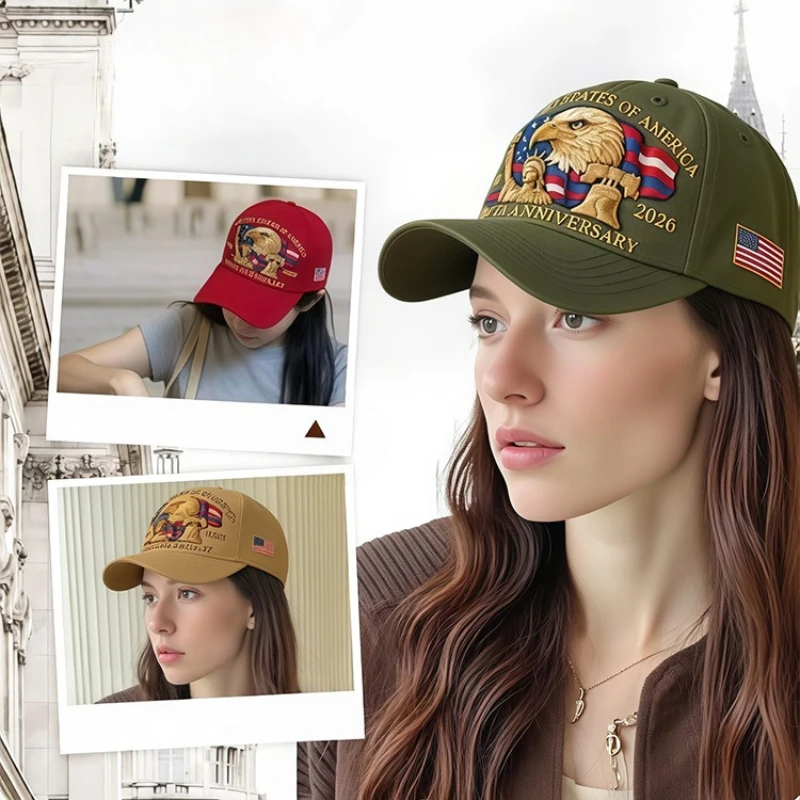 cappellino-usa-250°-anniversario-2026-comodo-berretto-da-baseball-in-cotone-ricamato-regolabile-per-uomo-e-donna-cappello-casual-da-esterno