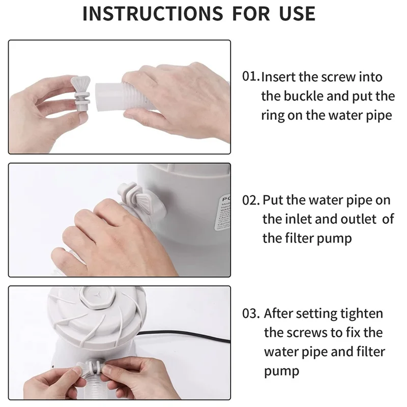 -A89Z Циркуляционный насос для бытового очистителя бассейна, вилка европейского стандарта, для 300-галонной фильтрации надземного бассейна