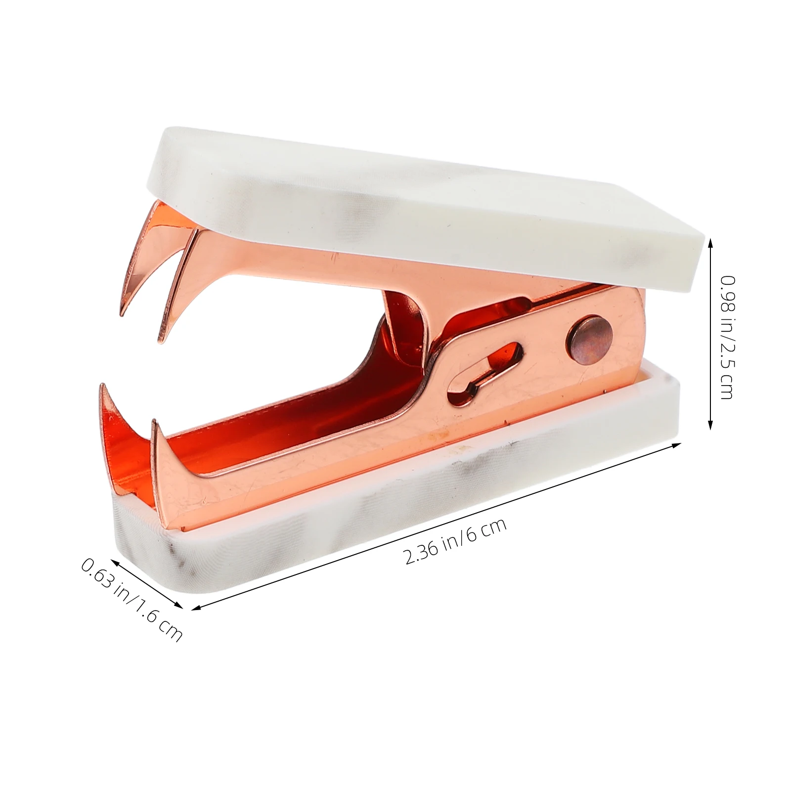 

Acrylic Staple Remover Heavy Duty Desktop Puller Quiet Removal Office School Supplies Alloy Body Construction Elegant