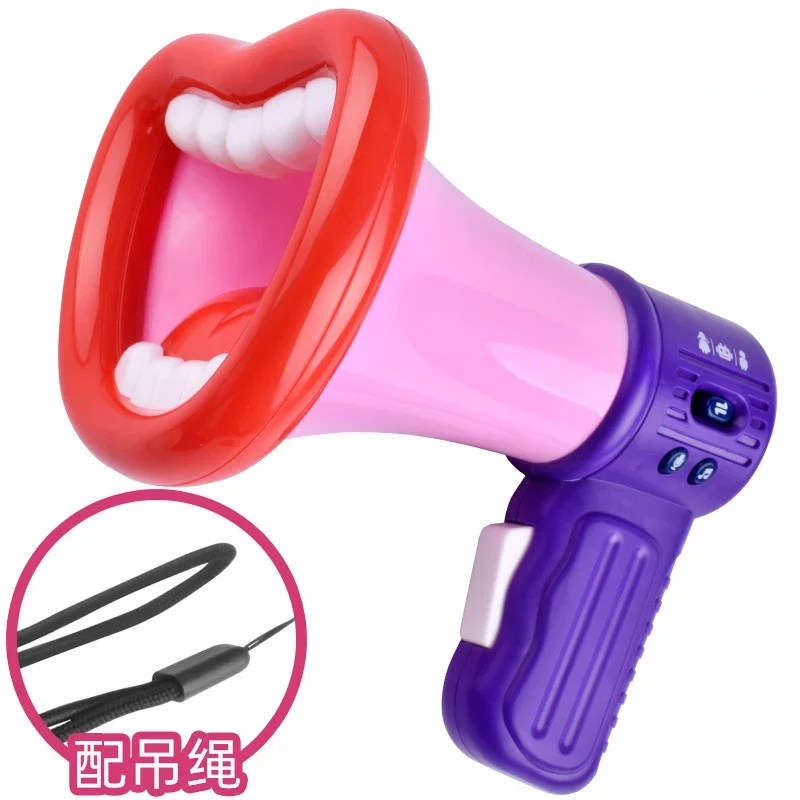 Vorschule Lernspielzeug Big Mouth Voice Changer Super Speaker Aufnahme Lesen Lehrmittel Hochzeit Party Spiele Gag Spielzeug