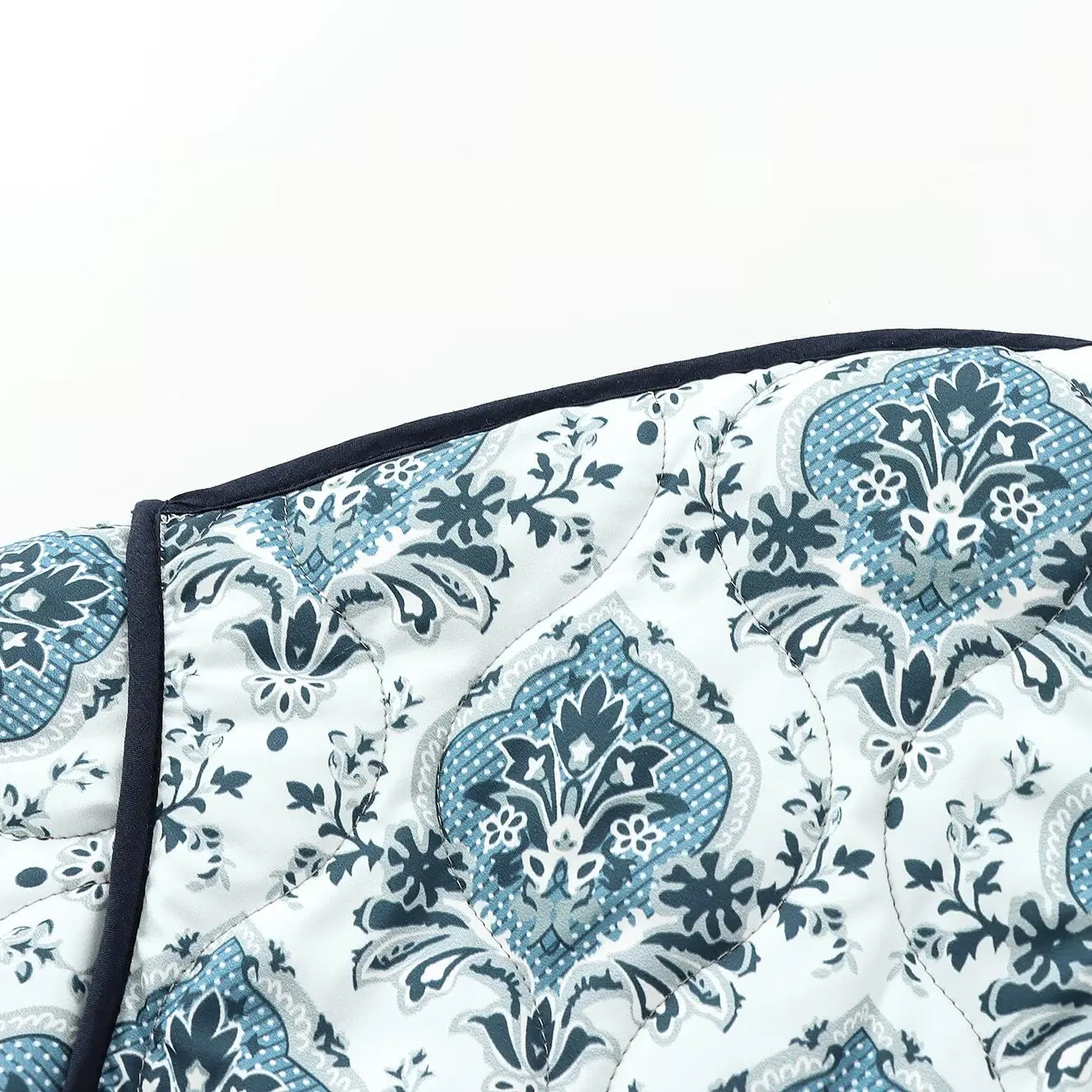 سترة نسائية جديدة من JNLEAOG لموسم الربيع بتصميم عصري مطبوع من القطن، فضفاضة وغير رسمية من ألياف البوليستر بأكمام طويلة وياقة... #5