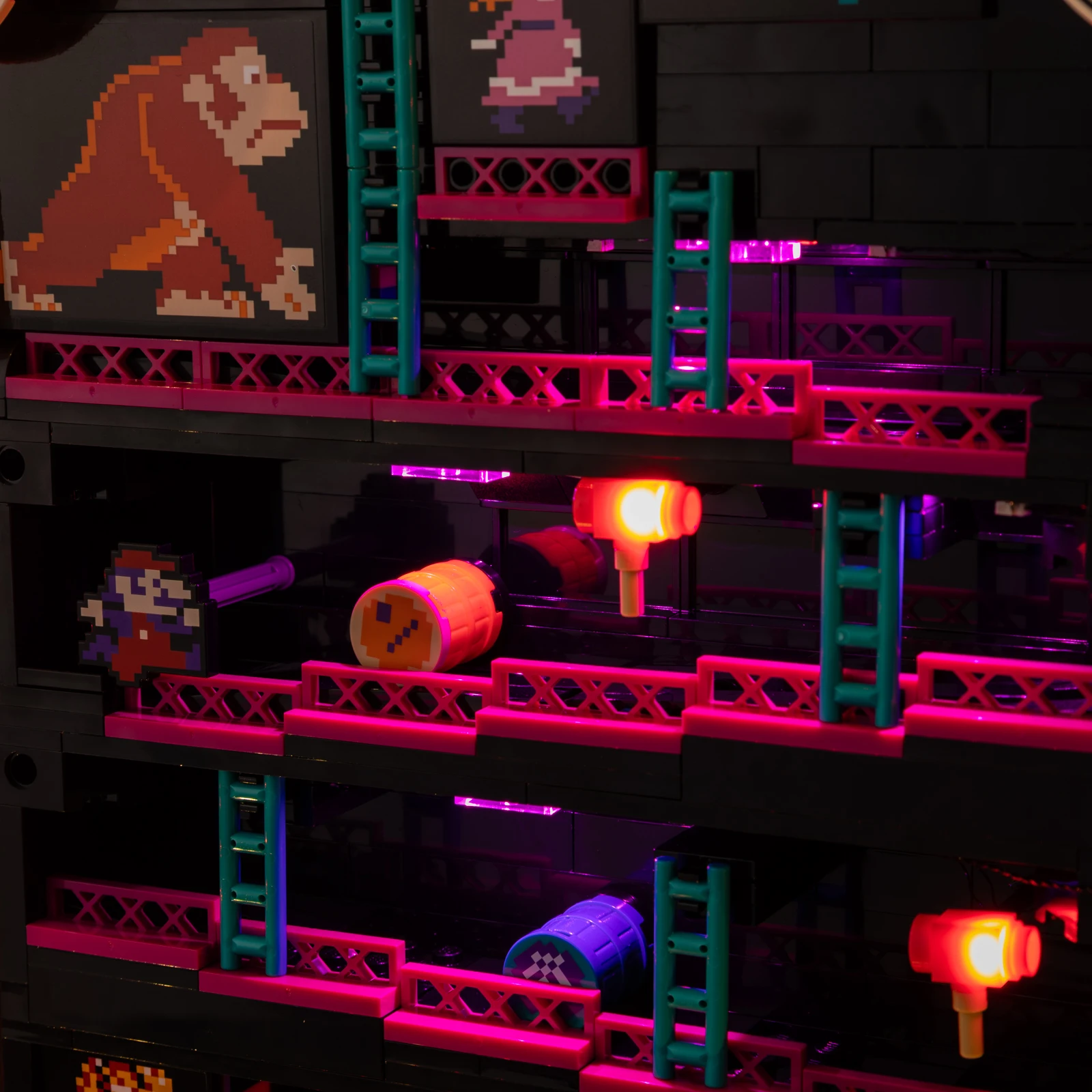 LED Light Kit Suitable for LEGO Super Donkey Kong™ Arcade 72051 Building Blocks