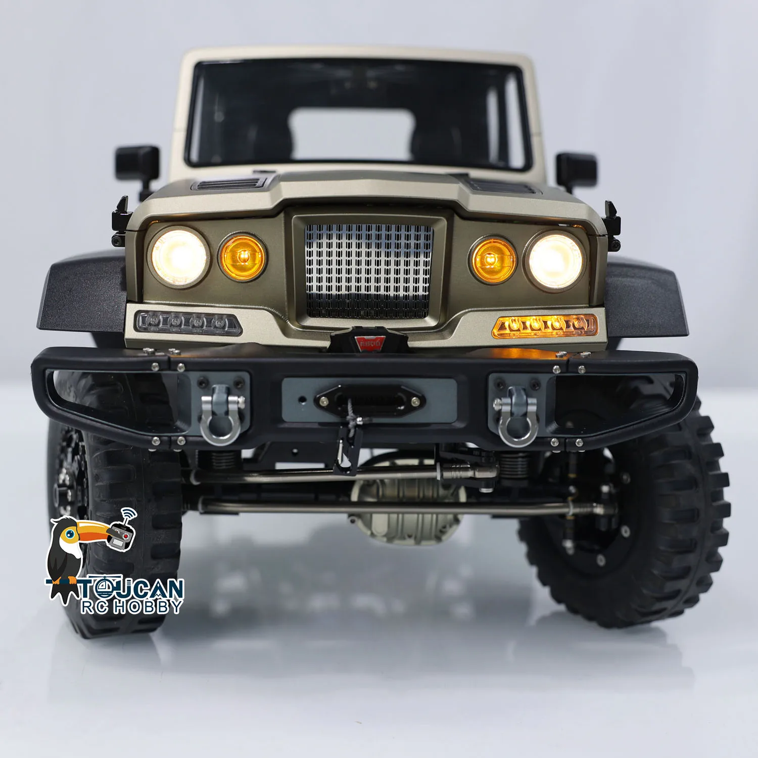 1/10 RTR TWOLF TW-715 RC على الطرق الوعرة سيارات معدنية الزاحف توكان تجميعها تسلق شاحنة الأصوات أضواء الدخان جاهزة لتشغيل اللعب نموذج