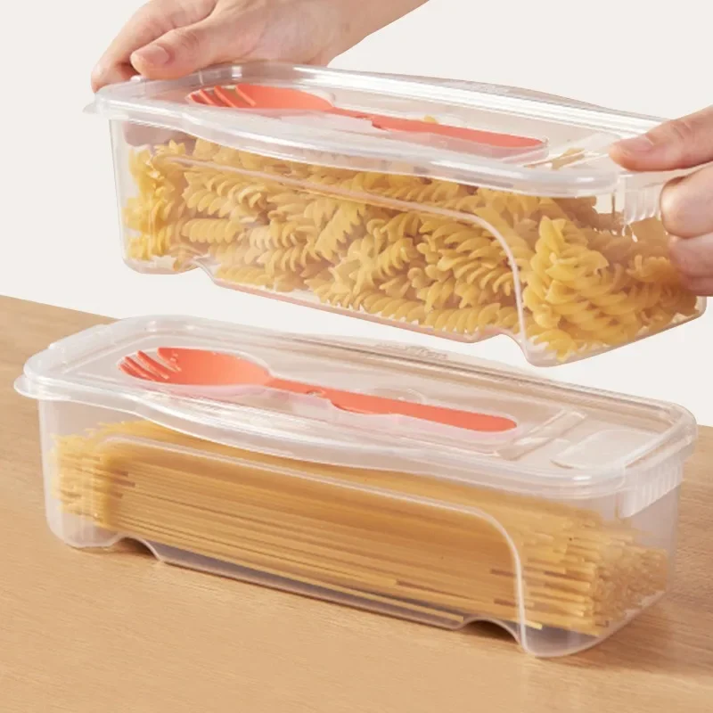 Contenedor de preparación de comidas apilable de 44 oz: apto para microondas y congelador con escurridor, cuchara y tenedor, ideal para pasta/Ramen/dim sum chino