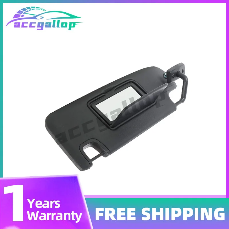 1pc Black Car Interior Sun Visor Left Driver Side 6CJ07DX9AA for Jeep Wrangler JK 2007-2018