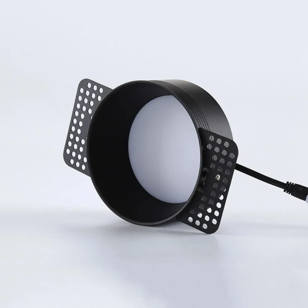 LED interior decoration three color dimmable light, borderless and adjustable, embedded ceiling light for home decoration