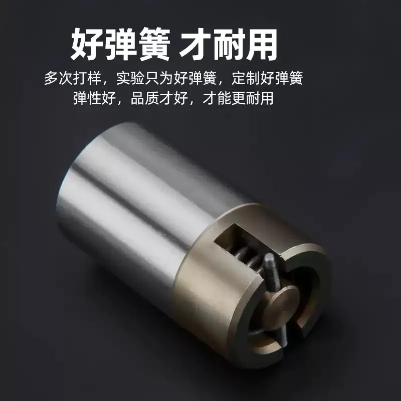Plastic Mold Parts Precision Air Top Jet Valve SUS420 Air Ejector Pin Poppet ValveVacuum Demoulding Pneumatic Thimble Air Needle