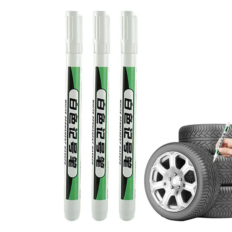 Quick-Drying White Paint Marker Permanent Paint Marker Pen Never Fade Marker Pen With Delicate Tip For Ceramic Wood Leather And