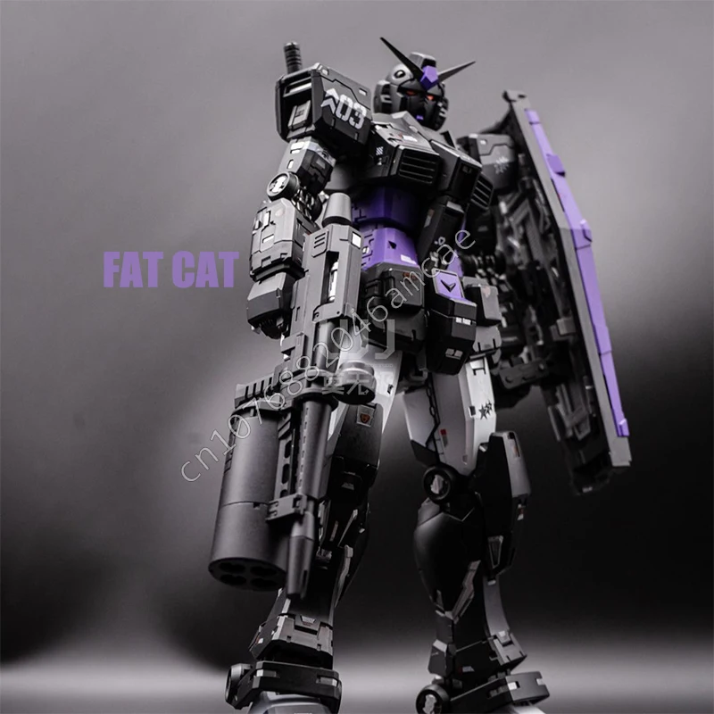 

FAT CAT Model Black Pre Coating RG 1/100 RX 78 Model Rx-78-2 Ver 2.0 Assembly Model Kit RGU Movable Robot Kits Models Kids Gift