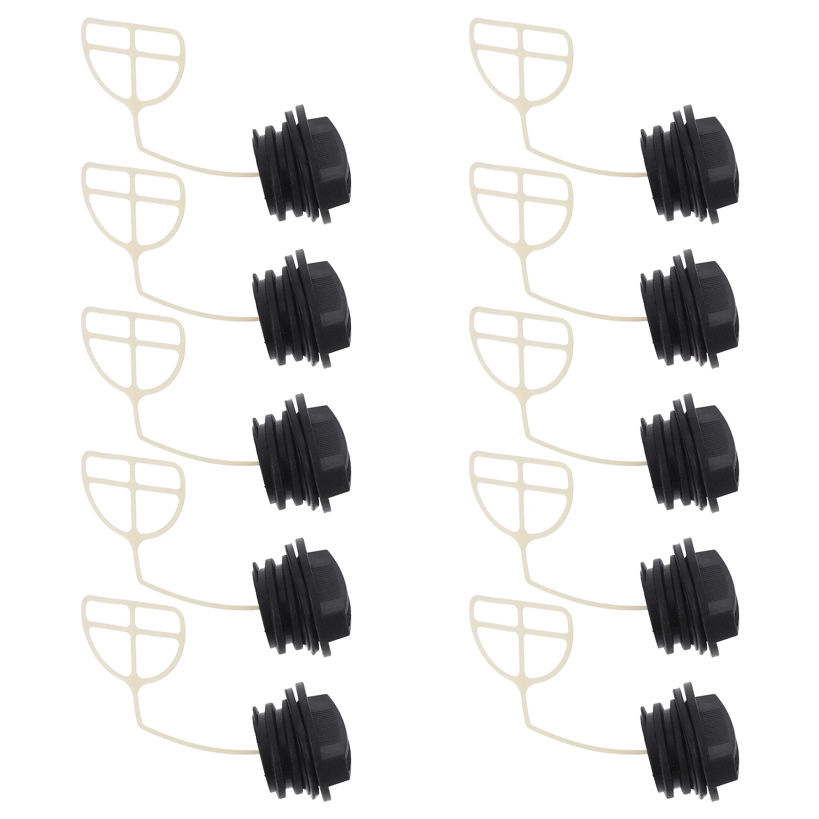 

10pcs Oil Replacement Oil Tank Protective Durable Gas Fuel Gas Cap Tank Cap For Lawn Mower Chainsaw Parts Power Tools