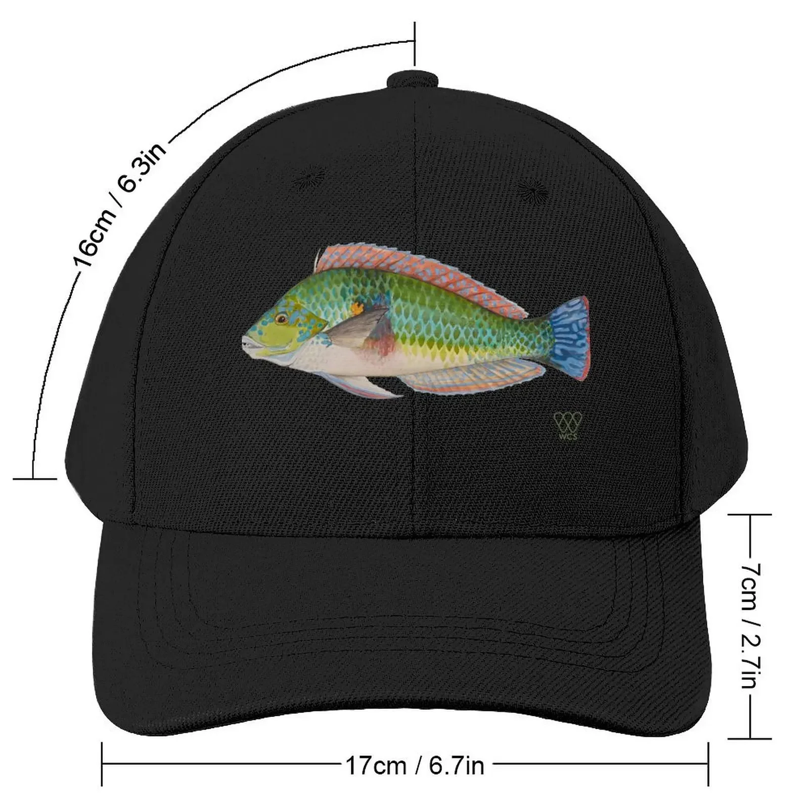 Green Parrot Fish Baseball Cap Horse Hat Anime Dropshipping Hats For Men Women's