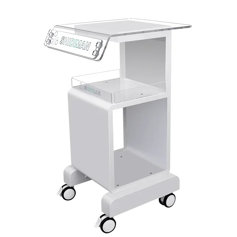 Trolley Cart Manicure Support Aesthetic Auxiliary Wheels Storage Car Beauty Salon Hairdresser Rollers Professional Household