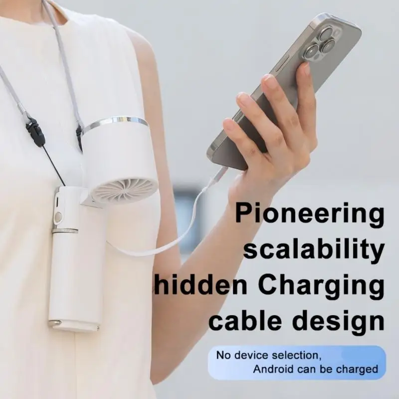 

N1HD Portable USB Desk Fan Foldable Design Cooling Fan Type C Fast Charging Function