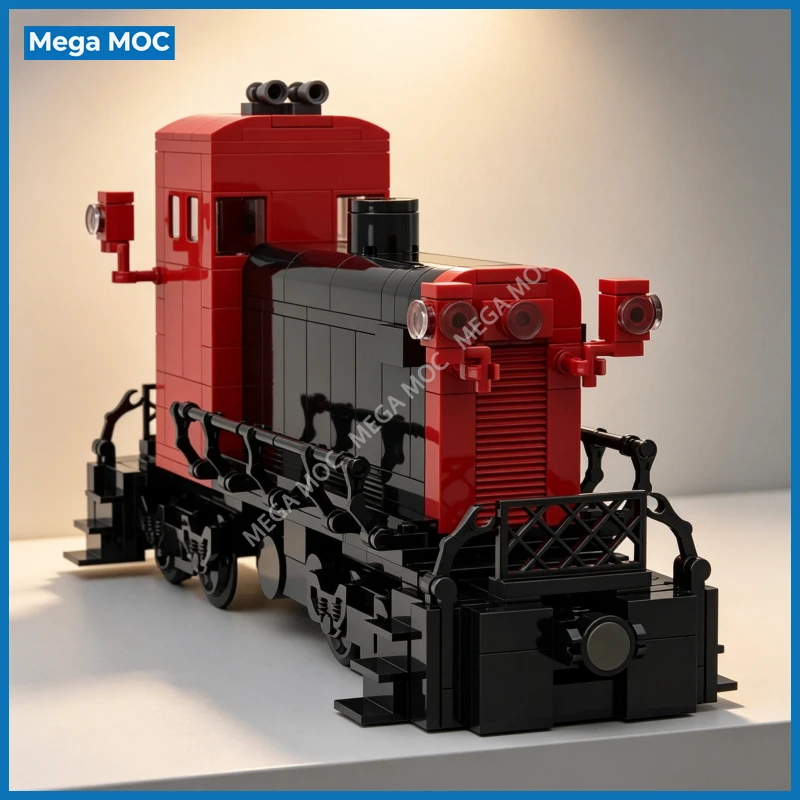 Model Kit Locomotive - مجموعة مكعبات بناء قاطرة نقل عتيقة