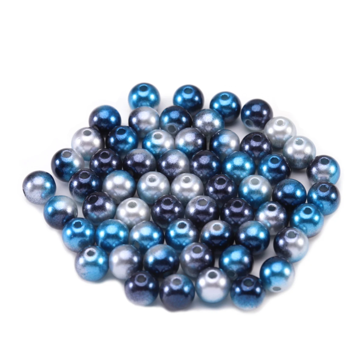 Louleur Nachahmung Runde Perlen Acryl Spacer Perlen Lose Perlen Für Schmuck Machen DIY Kleidungsstück Perlen Perlen DIY Armband – Detail 3
